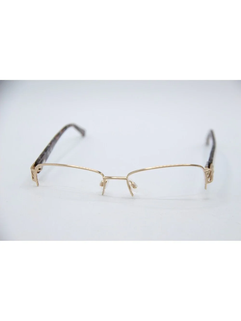 Anne Klein Ak5105 710 Light Gold Gray Tortoise Authentic Frames Eyeglasses 53-18